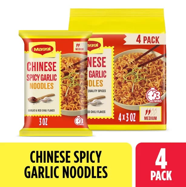 Maggi Chinese Spicy Garlic Instant Noodles