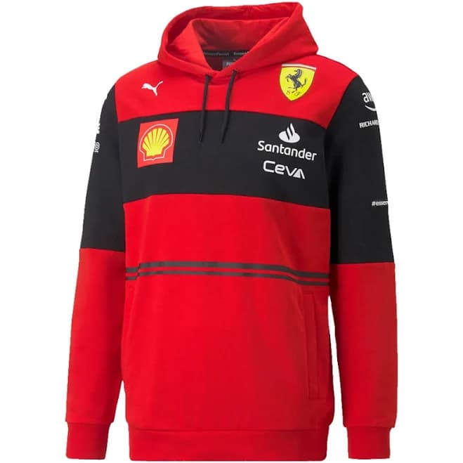 PUMA Men's 2022 Ferrari Team Tech Fleece Hoodie