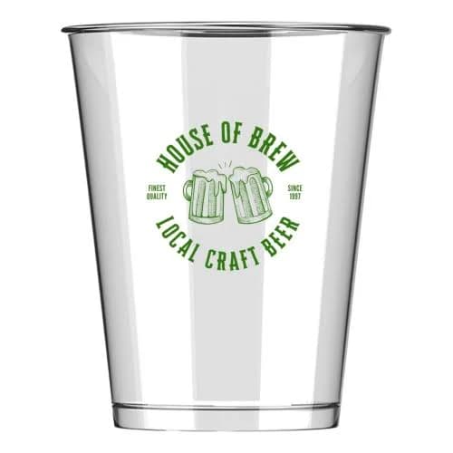 Custom 7 oz. Clear Plastic Disposable Cup - High Volume Sample