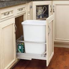 Rev-A-Shelf 11-in x 18-in x 19-in 35-Quart Soft Close 1 Pull-out trash can in the Pull Out Trash Cans department at Lowes.com