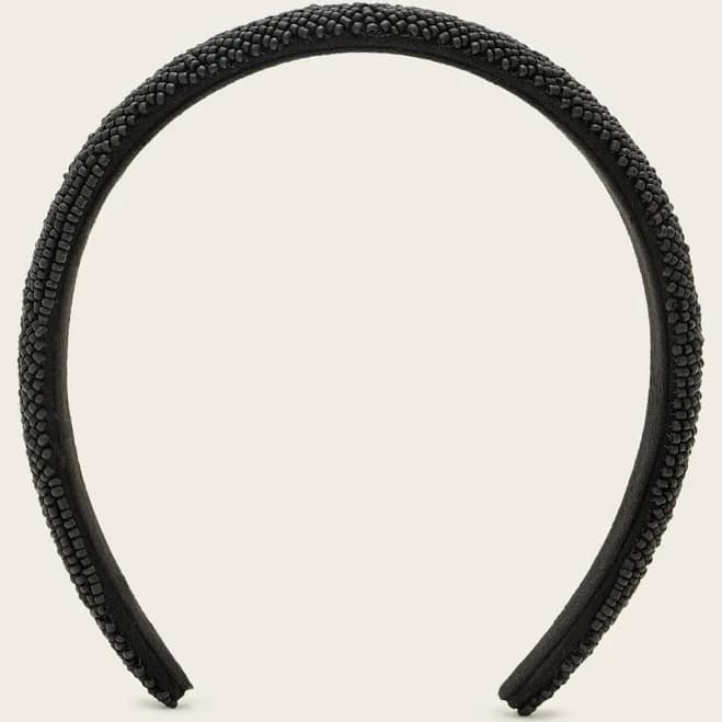 Allsaints Women's Silk Jada Beaded Headband