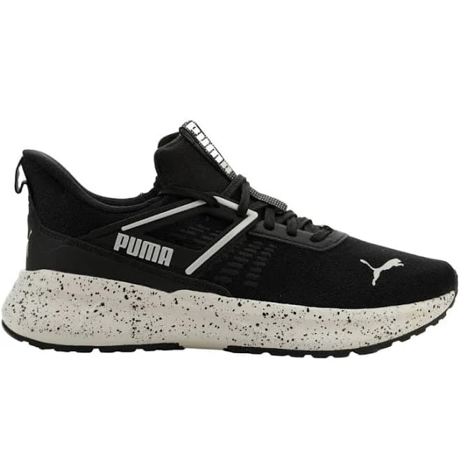 Mens Outpace Speckle Sneakers Black Casual