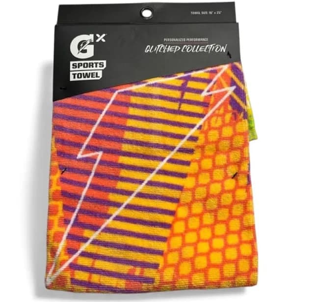 Gatorade Bath | Nwt Gatorade Glitched Collection Sports Towel | Color: Orange/Purple | Size: Os | Mandbposhie's Closet