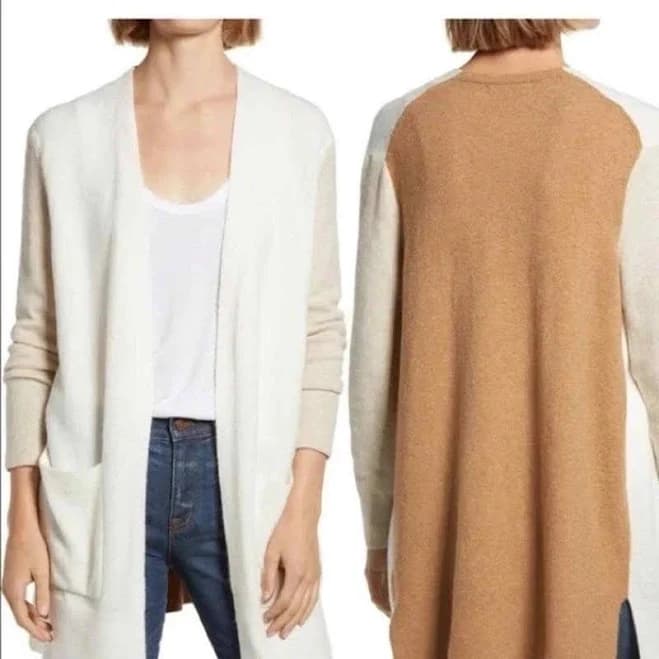 Madewell Kent Colorblock Cardigan