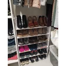 6 Tier Carved Storage Organizer Standing Shoe Rack Shelf Cabinet - On Sale - Bed Bath & Beyond - 33168182
