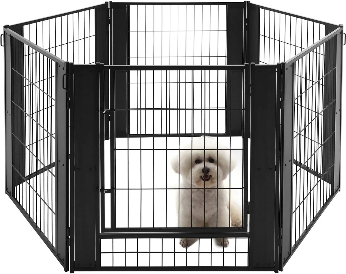 RYpetmia 31.5'' Outdoor Metal Dog Kennel