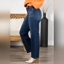Judy Blue | Jeans | Judy Blue Mr Dark Wash Straight Fit Jeans Classic Side Seam Detail Reg Plus New | Poshmark