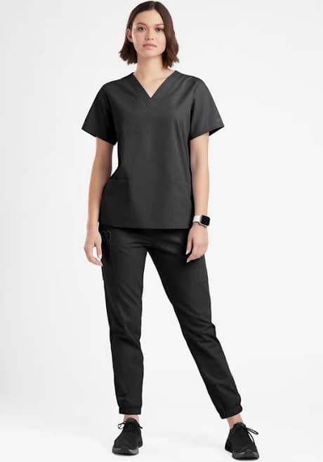 Butter-Soft Women's 2-Pocket V-Neck Scrub Top