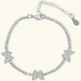 Butterfly Bliss Silver Bracelet