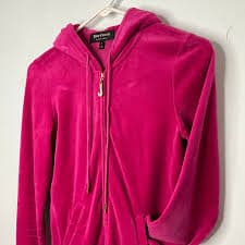 Juicy Couture Black Label Pink Velour Track | Mercari