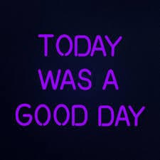 Today Was a Good Day Neon Sign – NEON-LEDFLEX