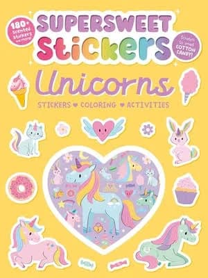Supersweet Stickers Unicorns: With 180+ Cotton Candy Scented Stickers, Plus Coloring and Activity Pages