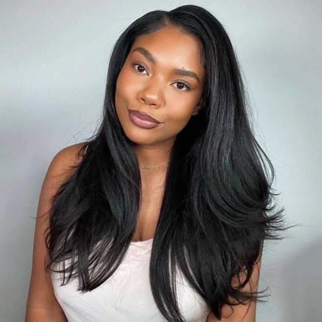 WOWANGEL Yaki Straight Wig