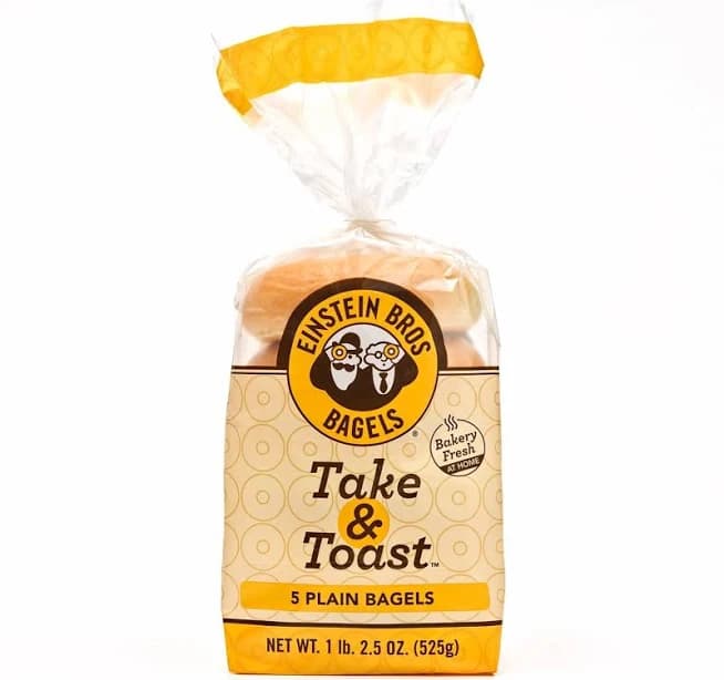 Einstein Bros. Take & Toast Plain Bagels