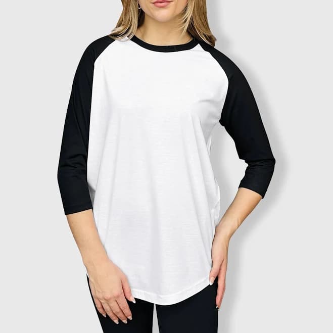 Classic 3/4 Sleeve Baseball Raglan T-Shirt