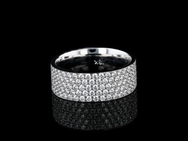 Pave Diamond Band