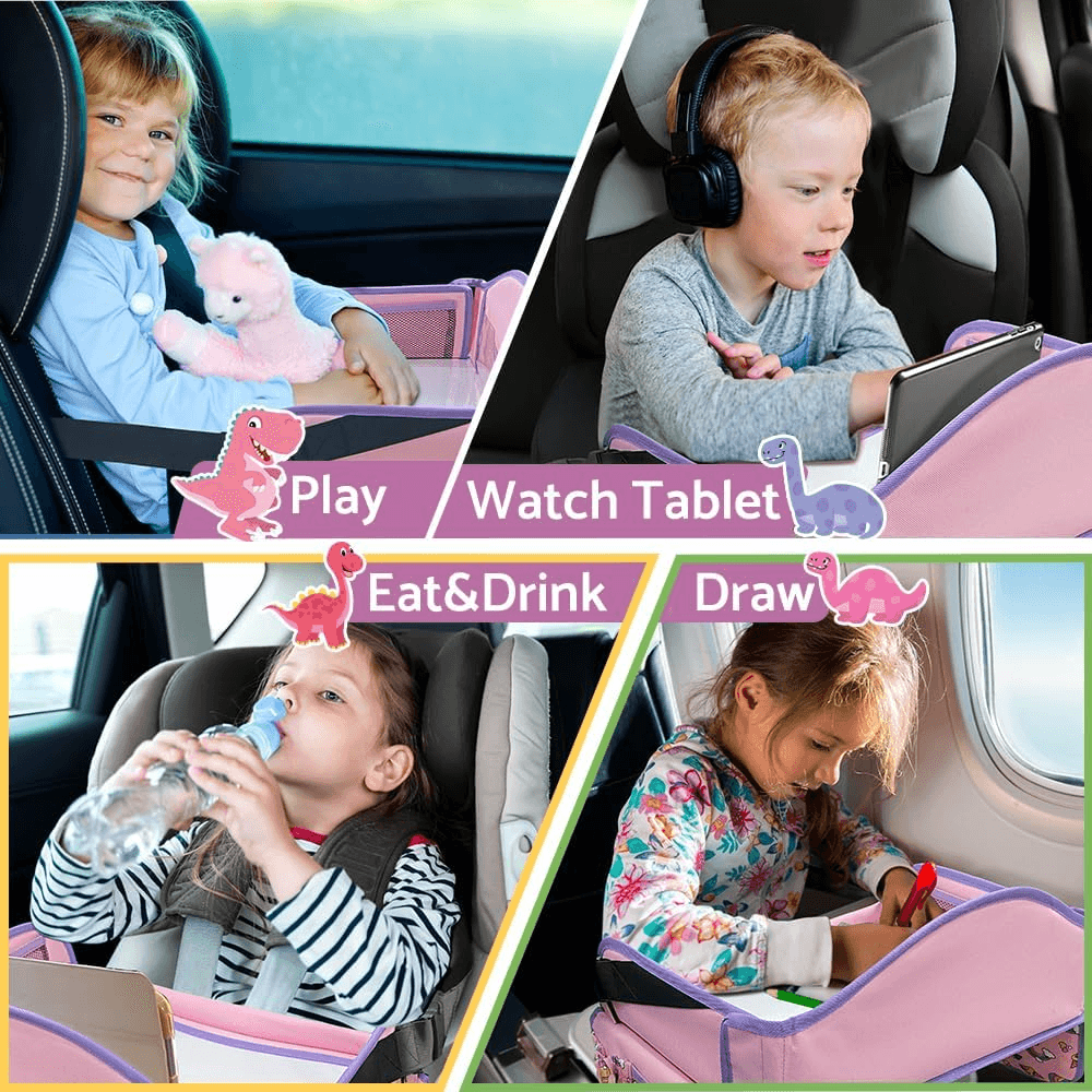 Travel Tray for Kids Car Seat, Toddler Road Trip Essentials with Drawing Kit, Ca | eBay