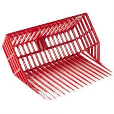 Little Giant DuraPitch Polycarbonate Pitch Fork Head with Basket Design, Red : Target
