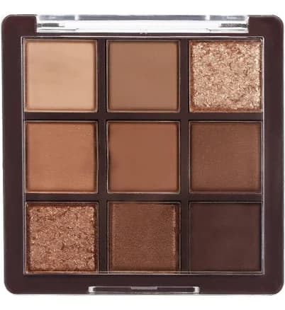 9 Colors Brown Eyeshadow Palette, Matte Shimmer Glitter Eye Shadow Palette Makeup, Nude Naked Neutral Eyeshadow Palette, Dark High Pigment Long Lasting Waterproof Eyeshadow Makeup Pallet, Bronze Color