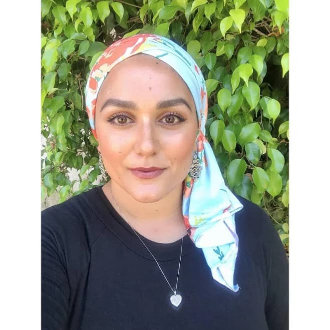 Floral Print Head Scarf