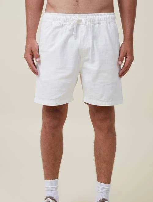 Cotton On Men's Easy Short in White Texture at Nordstrom, Size Large