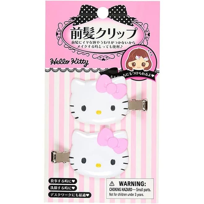 Hello Kitty Sanrio Hair Clip Set