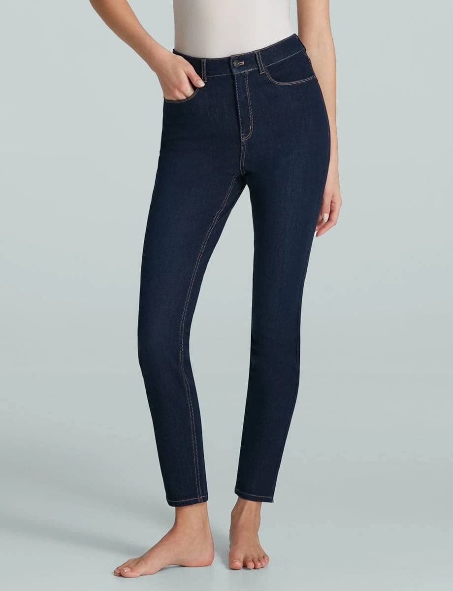 Commando Women's Do It All Denim Five Pocket Mid-Rise Skinny Jean