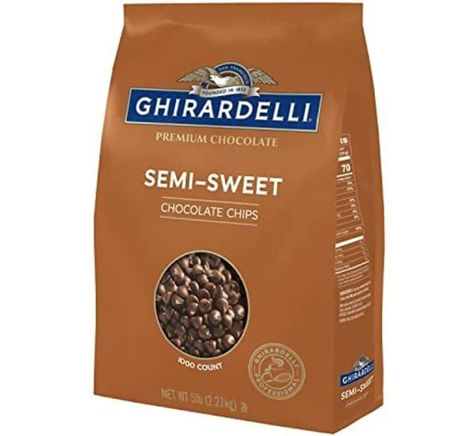 Ghirardelli Semi-Sweet Snacks, Chocolate candy clearance, Snacks and sweets, 1000 Count Per Pound, Baking chocolate, Baking chips, Ghiradeli chocolate