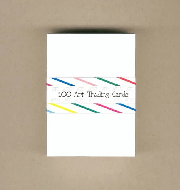 White ACEO ATC Blank Cards,2-1/2"x3-1/2" Cards,Artist Trading Cards,ACEO Blanks,Blank Art Cards,Aceo Cards,Blank Cards,Blank White Cards