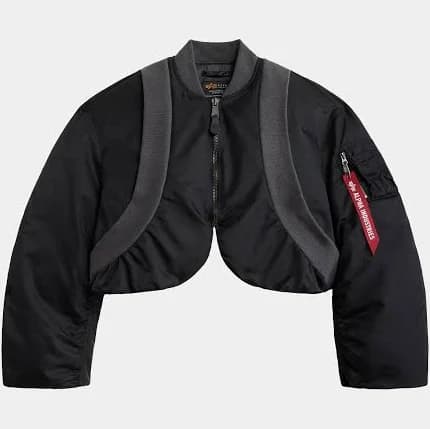 Alpha Industries Women's Knit Rib MA-1 Flight Jacket