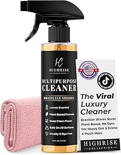 Brazilian Waves Multipurpose Cleaner, Highly Scented, Plant-Based, Biodegradable, USA Made, All Purpose Spray - Inspired By R&W, Mississippi Candle Company, Blyss Mop Soap Brazilian Waves