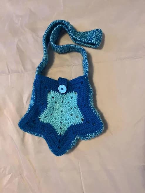 Blue Star Purse