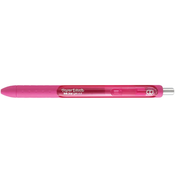 Inkjoy Gel Retractable Gel Ink Pens, Pack of 10 (Pink, Medium Point)
