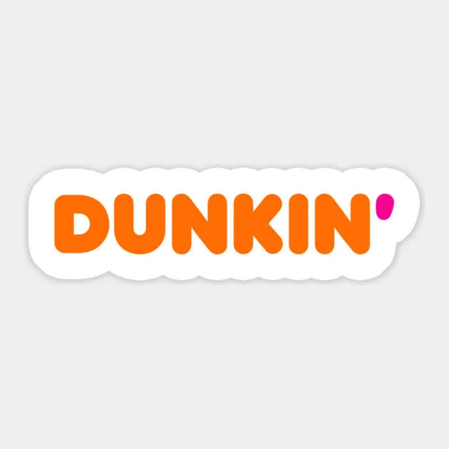 Dunkin Merch Dunkin’ Logo Sticker