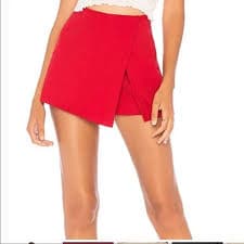 by the way. | Skirts | Nwt By The Way Red Skort Size S | Poshmark