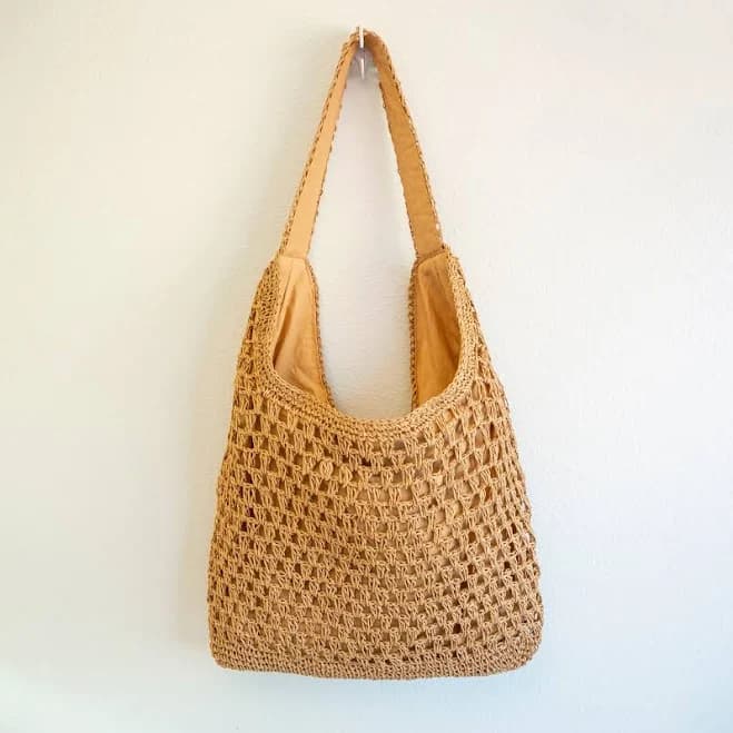 Elena Straw Woven Tote