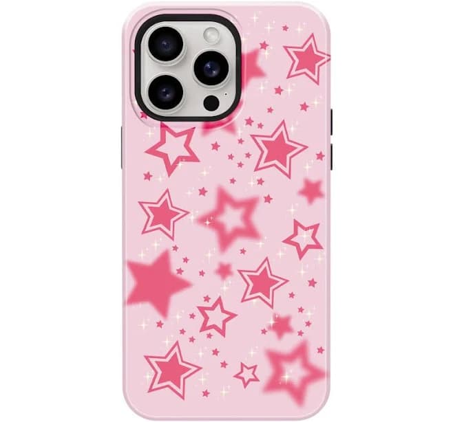 Starry Pink iPhone Case Tough Case