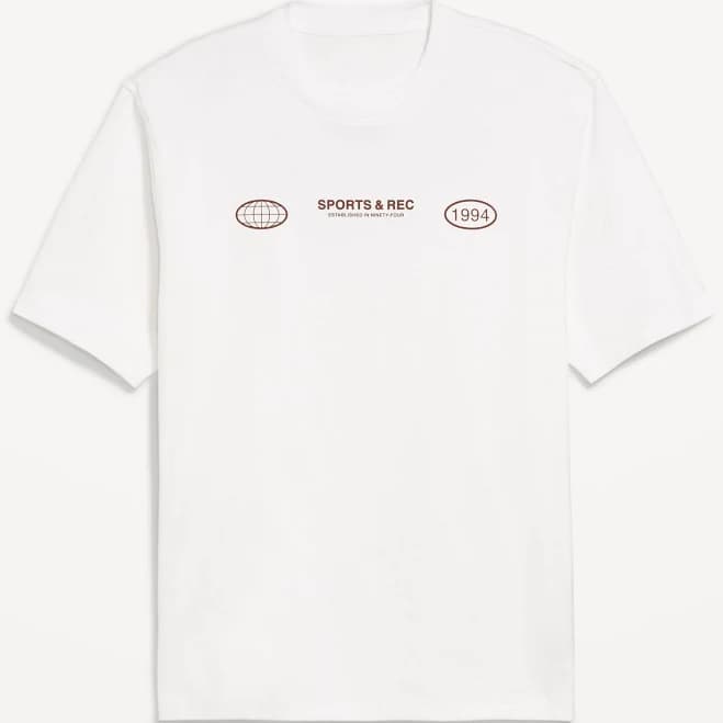 Old Navy Men's Heavyweight Graphic T-Shirt