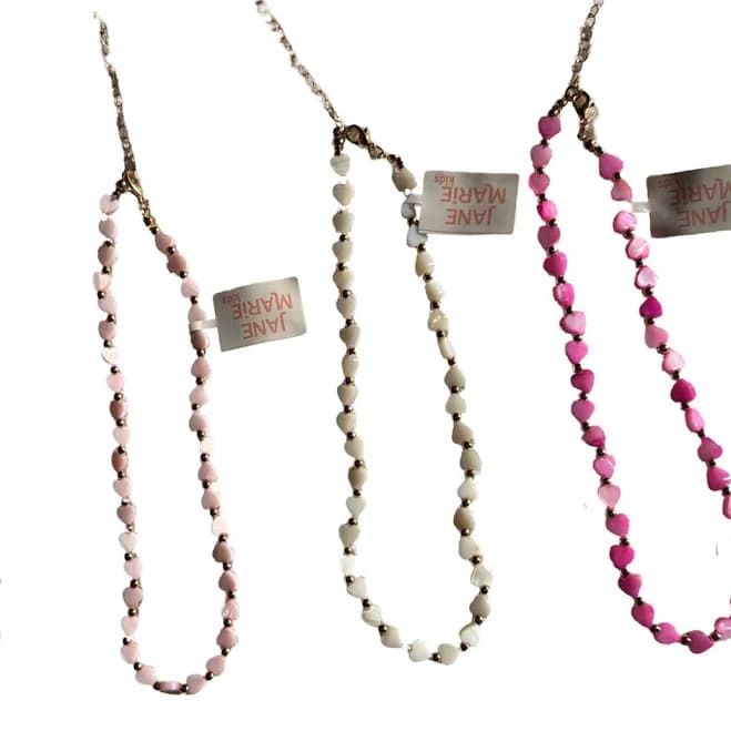 Jane Marie Heart Bead Necklace