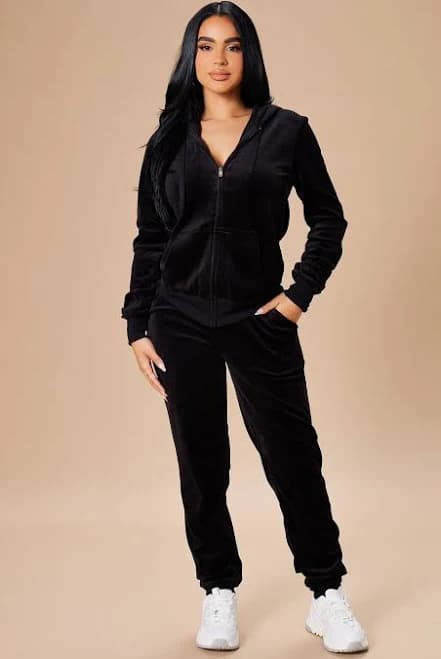 Fashion Nova Women's The Original Trendsetter Velour Set
