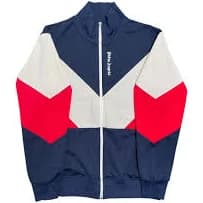 Color Block Track Jacket Red White Navy