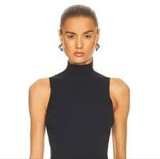 REVOLVE | Tops | Nwot Black Turtleneck Crop Top Similar To Alexander Wang Ribbed Mock Neck Tank | Poshmark