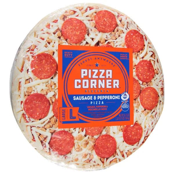 Pizza Corner Sausage & Pepperoni Pizza