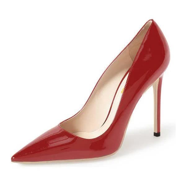 Women's Patent Leather Stiletto Pumps
