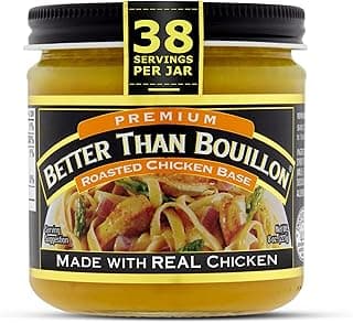 Premium Roasted Chicken Base, Made with Seasoned Roasted Chicken, 38 Servings, Blendable Base for Added Flavor, 8-Ounce Jar (Pack of 1)