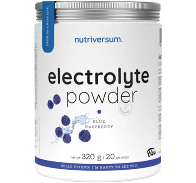 Nutriversum Electrolyte Powder - FLOW (320 g, Black Raspberry)