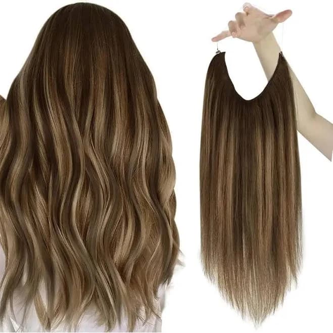 GlamTresses Sunny Halo Wire Hair Extensions