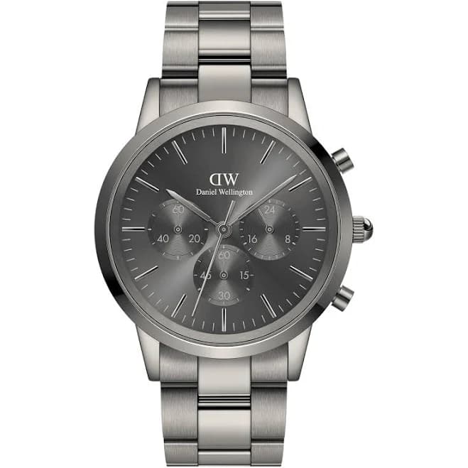 Men Daniel Wellington DW Watch Iconic Chronograph Link