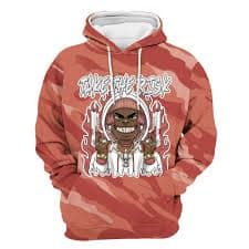 Hoodie To Match Dune Red 13s - Take The Risk Colored All Over Print | Dunkare Official Website