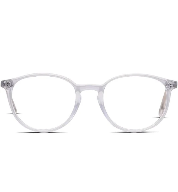 Clear Oval Glasses Online Muse Kylie Prescription Included Frames, Discounted, FSA/HSA, Bifocal, Transitions , Stylish, Cool, Fashion